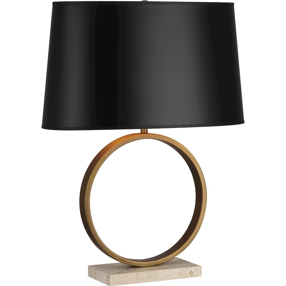 Logan Table Lamp in Aged Brass Color
