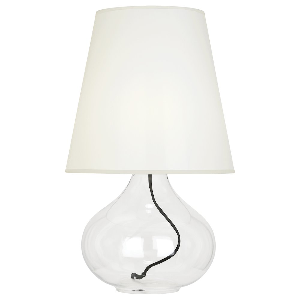 June Accent Lamp in Clear Glass Body Color