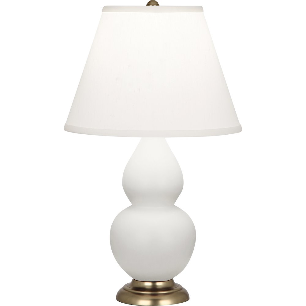 Matte Lily Small Double Gourd Accent Lamp in Matte Lily Glazed Ceramic Color