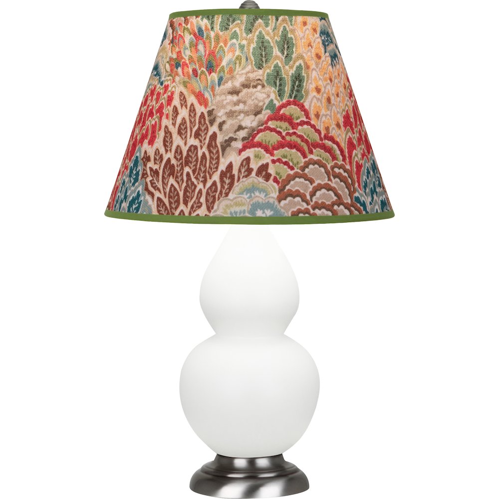Matte Lily Small Double Gourd Accent Lamp in Matte Lily Glazed Ceramic Color