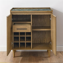 Novato Bar Cabinet with Sintered Stone Inlay Top