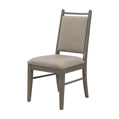Fabric-Upholstered Mid-Century Modern Dining Side Chairs, Set of 2