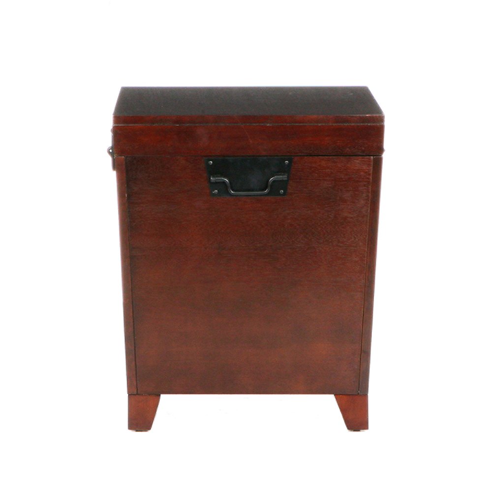 Pyramid Trunk End Table