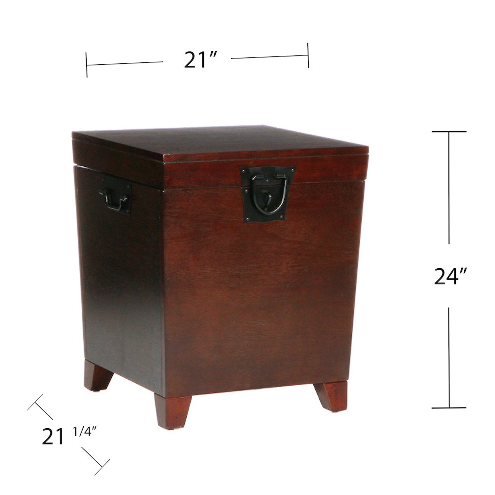 Pyramid Trunk End Table