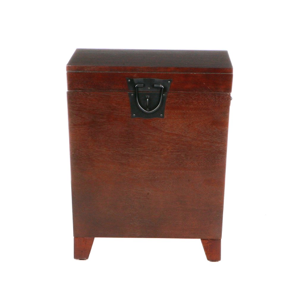 Pyramid Trunk End Table