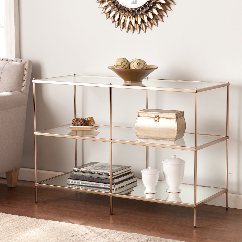 Knox Glass Console Table