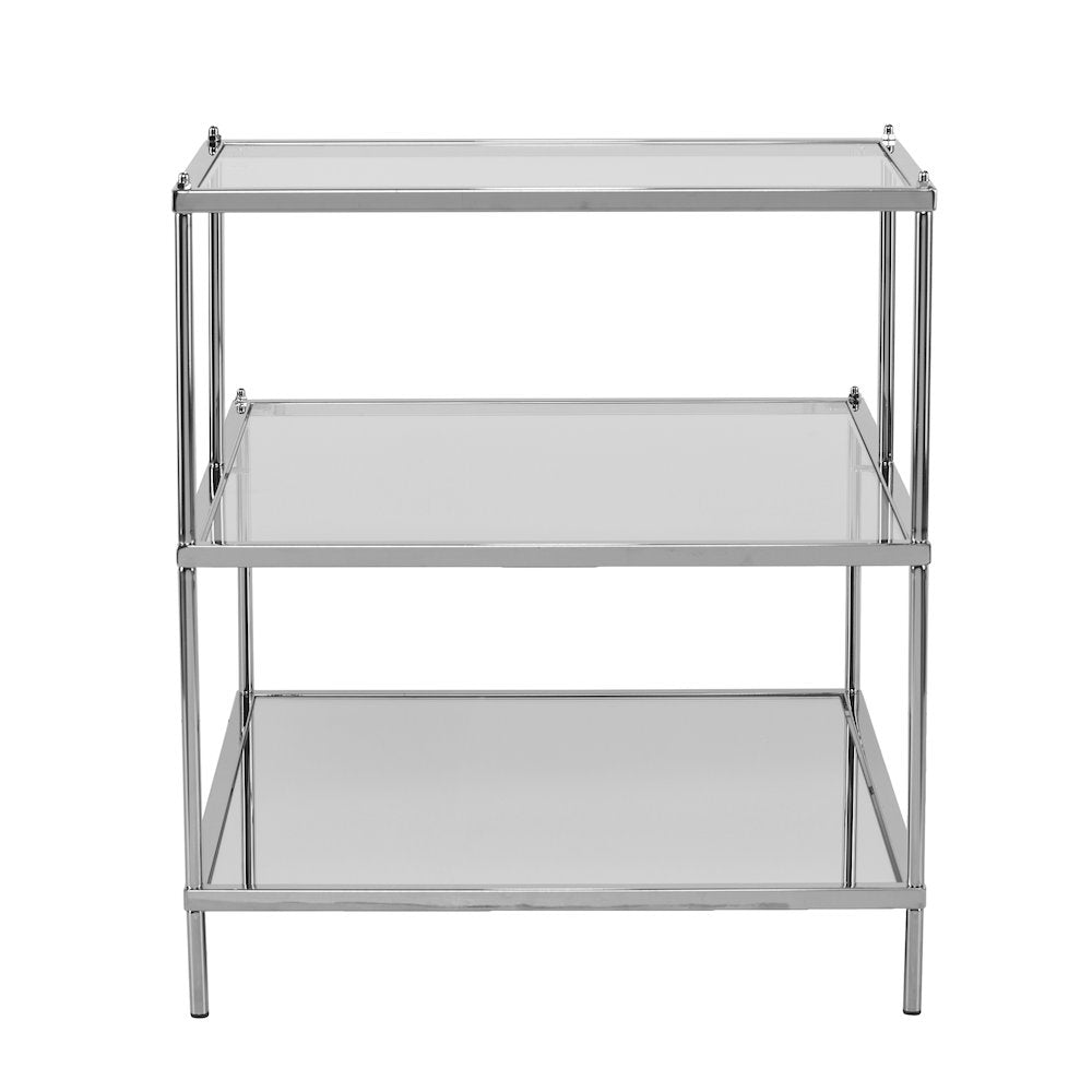 Knox Glam Mirrored Accent Table