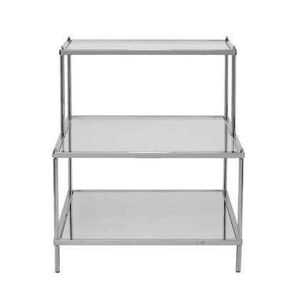 Knox Glam Mirrored Accent Table