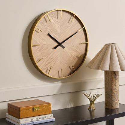 Macsen Wood & Iron Clock