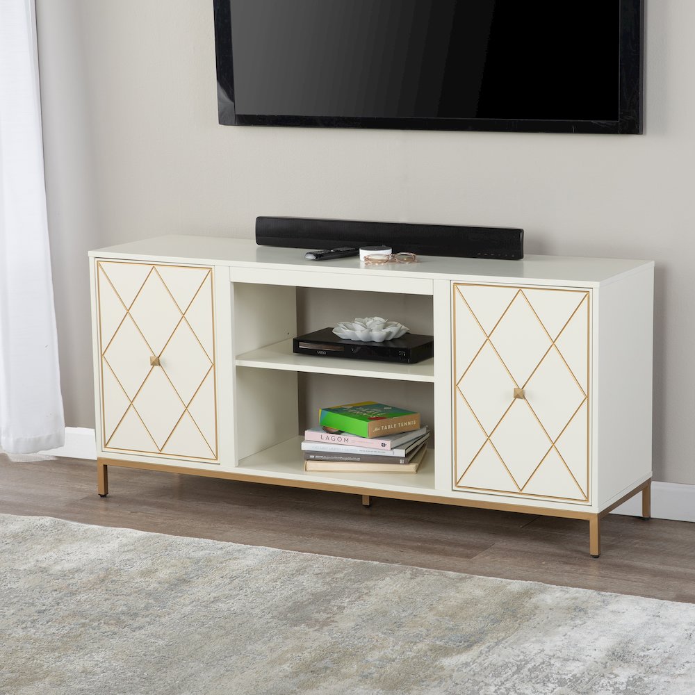 Marradi Media Console Storage in White Color