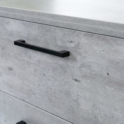 Lateral File Cabinet, Laminate, Two Drawers, Locking, Gray