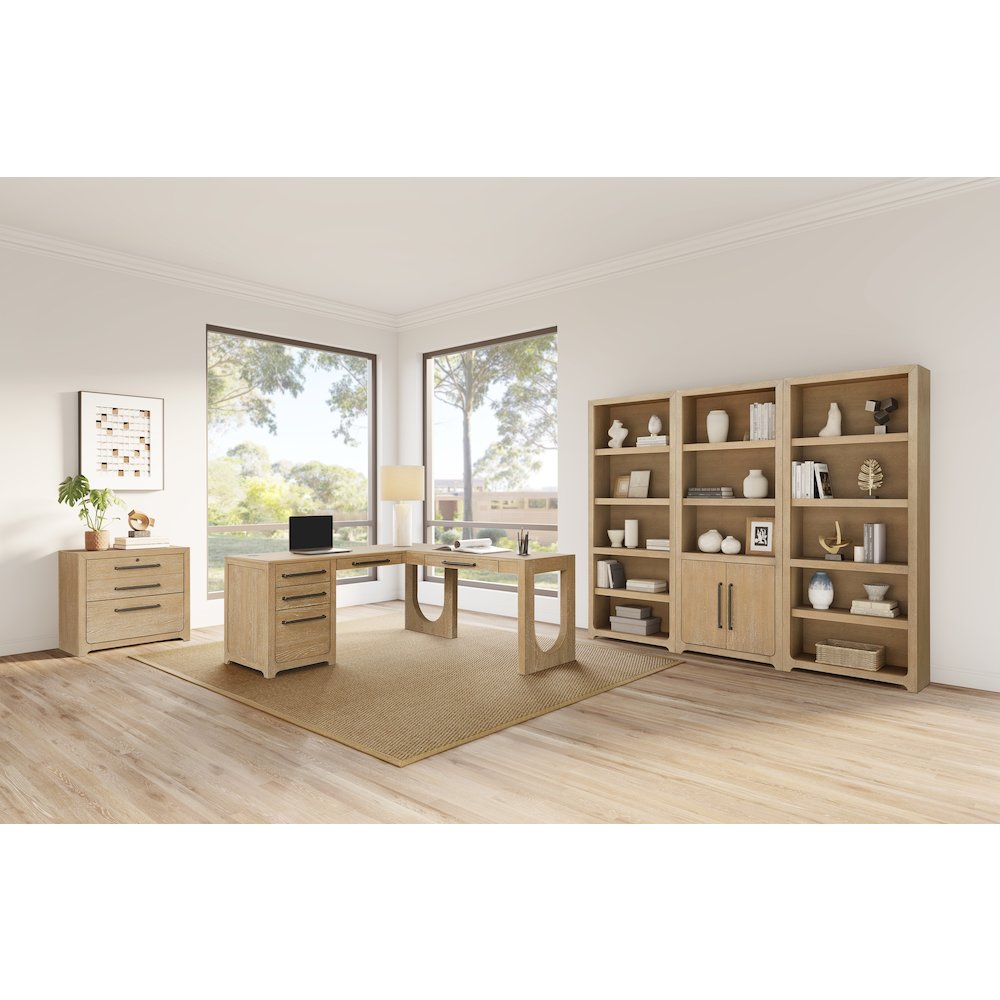 Canyon Drive Wood Open Bookcase, Fully Assembled
