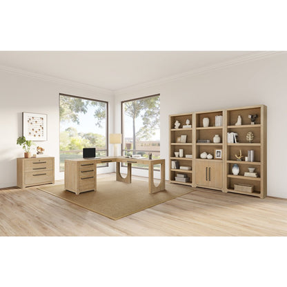 Canyon Drive Wood Open Bookcase, Fully Assembled