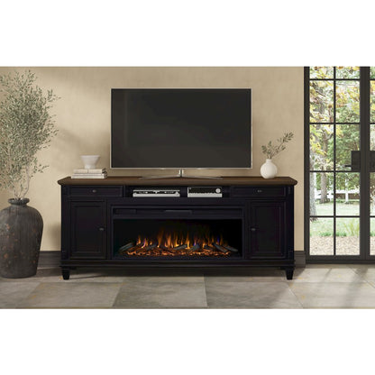 Palisades 67" Fireplace Console, Fully Assembled, Gray
