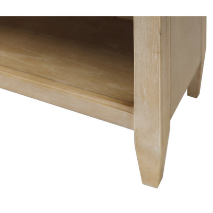 Laurel Modern Wood Open Bookcase Wall, Light Brown