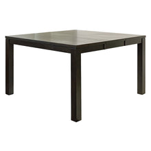 Montclair Modern Wood Counter Height Kitchen Dining Table and Four Chairs, Black