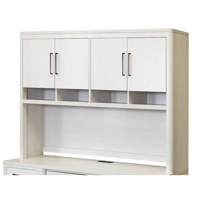 Contemporary Laminate Wood Hutch With Doors, Storage Hutch, Office Storage