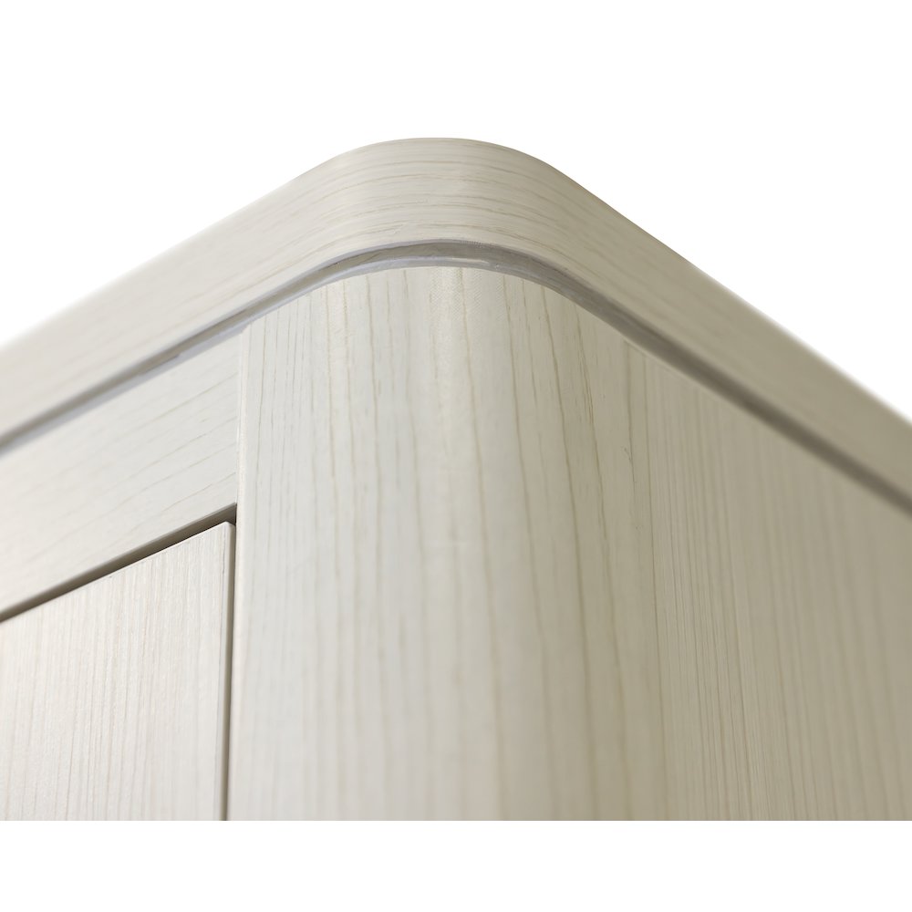 Contemporary Laminate Wood Office Desk & Hutch, Writing Table
