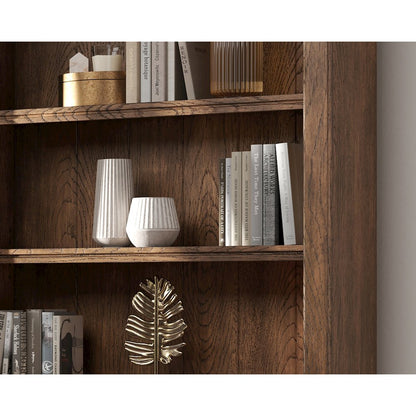 Stratton 8' Tall Bookcase Wall With Ladder, Storage