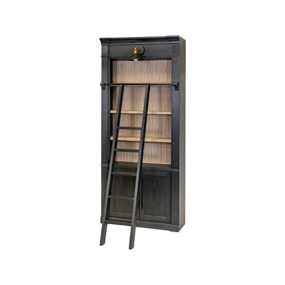 Contemporary Decorative Wooden Ladder, Black