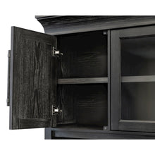 Traditional Wood Executive Hutch With Doors, Office Storage
