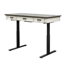 White Wood Writing Desk With Classic Rustic Design For Home Office Use