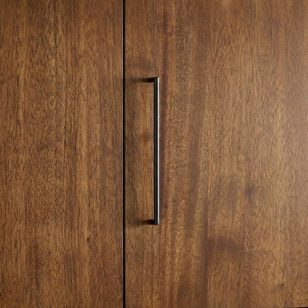 Wood Hutch with Doors, Fully Assembled for Dining or Kitchen Storage