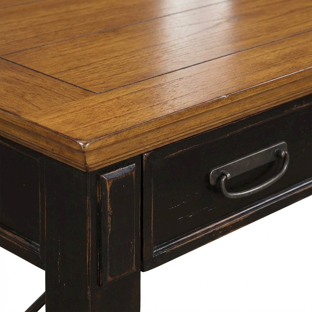 L-Shaped Wood Office Desk With Return, Modern Workspace Solution