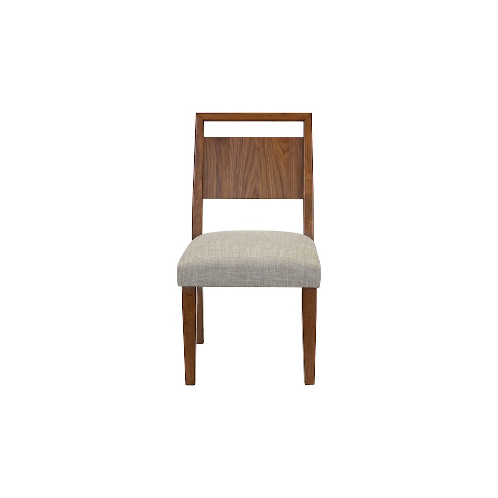 Mid-Century Modern Wood Kitchen Dining Table with Eight Chairs, Brown