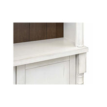 Durham Two Rustic 8' Wood Bookcases With Doors, White