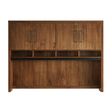 Wood Hutch with Doors, Fully Assembled for Dining or Kitchen Storage