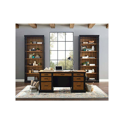 Toulouse 8' Tall Wood Bookcase, Storage