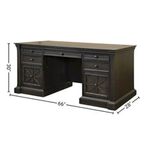 Modern Desk With Drawers – Aesthetic Wood Office Table for Bedroom Study