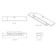 Wallmounts Wall Mounted TV Console 72-inch