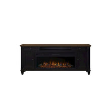 Hartford Fireplace Console 76 " Fully Assembled, Black