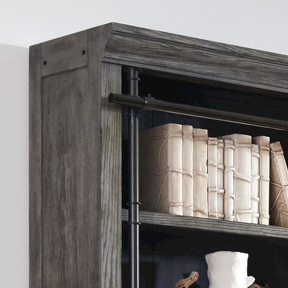 Avondale 8' Tall Bookcase Wall With Ladder