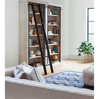 Avondale 8' Tall Bookcase Wall With Ladder