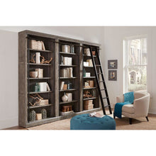 Avondale 8' Tall Bookcase Wall With Ladder