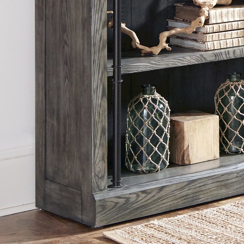 Avondale 8' Tall Bookcase Wall With Ladder