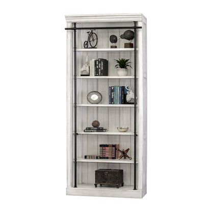 Avondale 8' Tall Bookcase Wall With Ladder