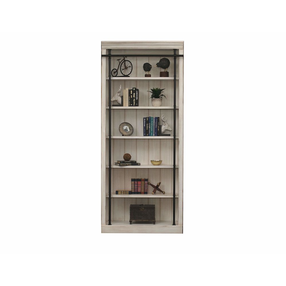 Avondale 8' Tall Wood Bookcase, Storage