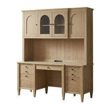 Wood Hutch with Doors in Finish for Stylish Storage