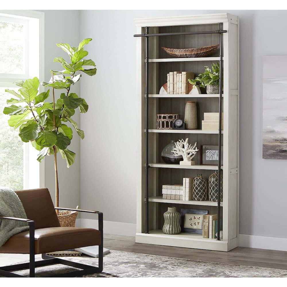 Toulouse Fully Assembled 8' Tall Bookcase, Storage