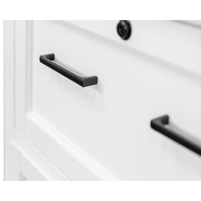 Wood Lateral File Cabinet, 2 Locking File Drawers, White Finish