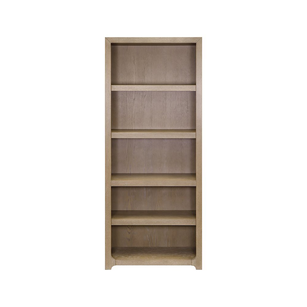 Wooden Bookshelf with 4 Shelves, Tall Bookcase for Living Room Use