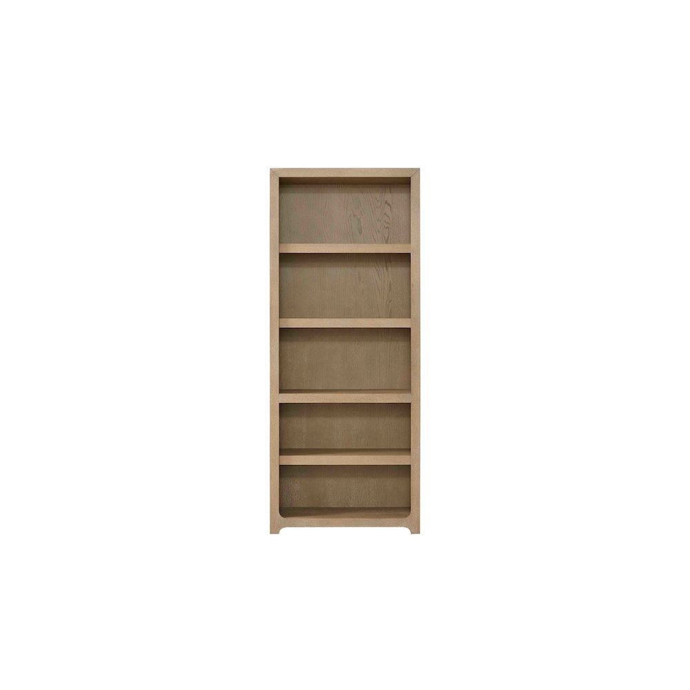 Wooden Bookshelf with 4 Shelves, Tall Bookcase for Living Room Use