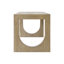 Modern Light Brown Desk – 55 Inch Computer Desk With Long Table Design