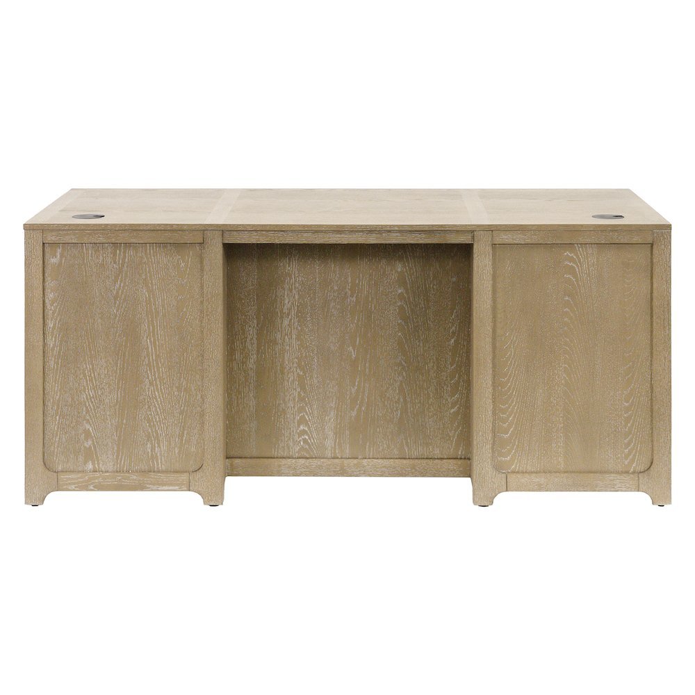 Traditional Executive Desk with File Drawer and Storage Drawers