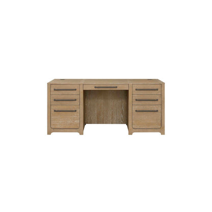 Traditional Executive Desk with File Drawer and Storage Drawers