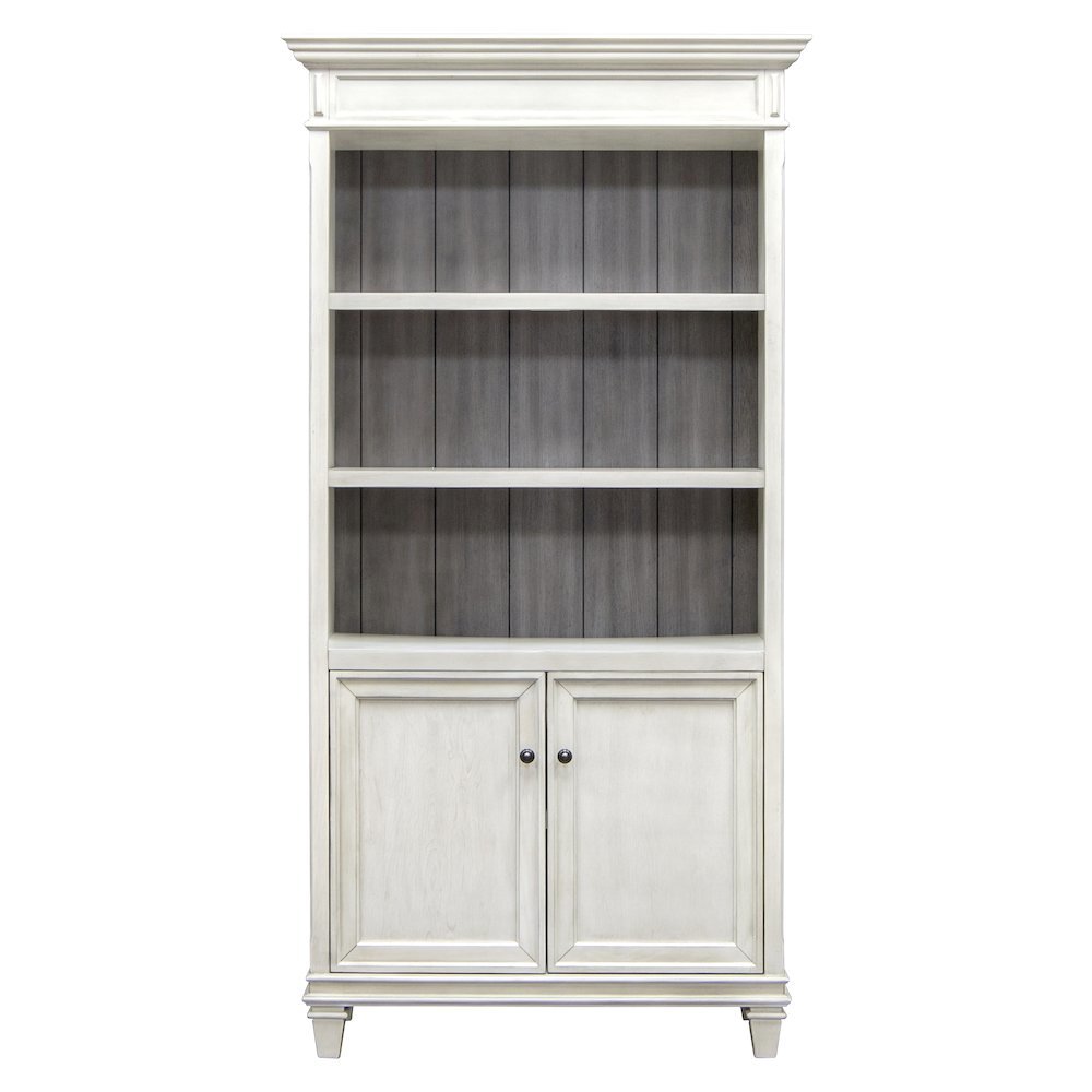 White Bookcase With Doors, Bookcase With Storage, Tall Bookshelf Unit